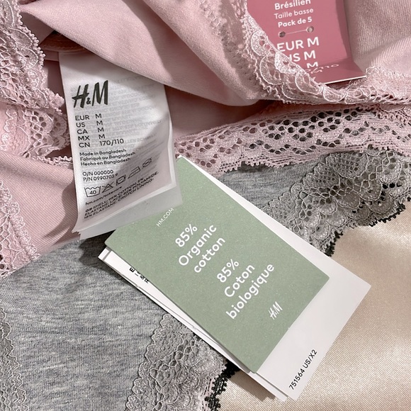 100% cotton (5) five Perfect panties. Package of 5. Made in Bangladesh. - Picture 3 of 6